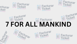 7 FOR ALL MANKIND sin logo Facturación 7 FOR ALL MANKIND - Descargar Factura
