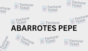 Facturación ABARROTES PEPE - Descargar Factura 6 ABARROTES PEPE sin logo Facturación ABARROTES PEPE - Descargar Factura