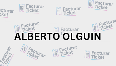 ALBERTO OLGUIN sin logo Facturar Ticket - Busca por Marca o Razón Social y Obtén tu Factura