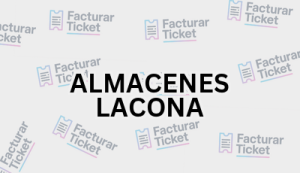 Facturación ALMACENES LACONA - Descargar Factura 13 ALMACENES LACONA sin logo Facturación ALMACENES LACONA - Descargar Factura