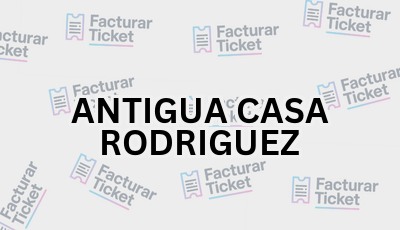 Facturar Ticket - Busca por Marca o Razón Social y Obtén tu Factura 1 ANTIGUA CASA RODRIGUEZ sin logo Facturar Ticket - Busca por Marca o Razón Social y Obtén tu Factura