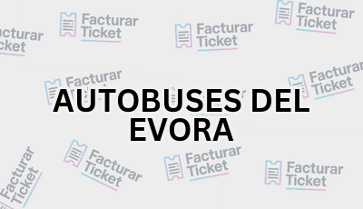 Facturar Ticket - Busca por Marca o Razón Social y Obtén tu Factura 4 AUTOBUSES DEL EVORA sin logo Facturar Ticket - Busca por Marca o Razón Social y Obtén tu Factura