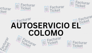 Facturación AUTOSERVICIO EL COLOMO - Descargar Factura 4 AUTOSERVICIO EL COLOMO sin logo Facturación AUTOSERVICIO EL COLOMO - Descargar Factura