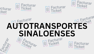 AUTOTRANSPORTES SINALOENSES sin logo Facturar Ticket - Busca por Marca o Razón Social y Obtén tu Factura