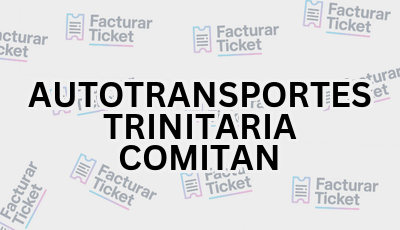 Facturar Ticket - Busca por Marca o Razón Social y Obtén tu Factura 9 AUTOTRANSPORTES TRINITARIA COMITAN sin logo Facturar Ticket - Busca por Marca o Razón Social y Obtén tu Factura