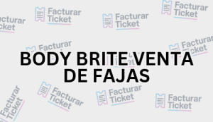 Facturación BODY BRITE VENTA DE FAJAS - Descargar Factura 20 BODY BRITE VENTA DE FAJAS sin logo Facturación BODY BRITE VENTA DE FAJAS - Descargar Factura