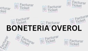 BONETERIA OVEROL sin logo Facturación BONETERIA OVEROL - Descargar Factura