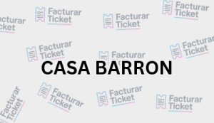 Facturación CASA BARRON - Descargar Factura 12 CASA BARRON sin logo Facturación CASA BARRON - Descargar Factura