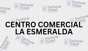 CENTRO COMERCIAL LA ESMERALDA sin logo Facturación CENTRO COMERCIAL LA ESMERALDA - Descargar Factura
