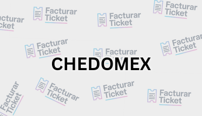 Facturar Ticket - Busca por Marca o Razón Social y Obtén tu Factura 4 CHEDOMEX sin logo 1 Facturar Ticket - Busca por Marca o Razón Social y Obtén tu Factura