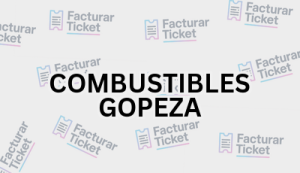 COMBUSTIBLES GOPEZA sin logo Facturación COMBUSTIBLES GOPEZA - Descargar Factura
