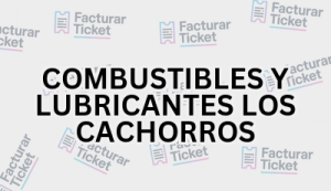 COMBUSTIBLES Y LUBRICANTES LOS CACHORROS sin logo Facturación COMBUSTIBLES Y LUBRICANTES LOS CACHORROS - Descargar Factura