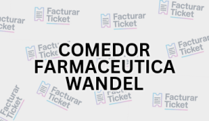 Facturación COMEDOR FARMACEUTICA WANDEL - Descargar Factura 10 COMEDOR FARMACEUTICA WANDEL sin logo Facturación COMEDOR FARMACEUTICA WANDEL - Descargar Factura