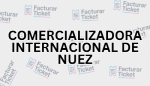 COMERCIALIZADORA INTERNACIONAL DE NUEZ sin logo Facturación COMERCIALIZADORA INTERNACIONAL DE NUEZ - Descargar Factura