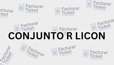 CONJUNTO R LICON sin logo Facturar Ticket - Busca por Marca o Razón Social y Obtén tu Factura