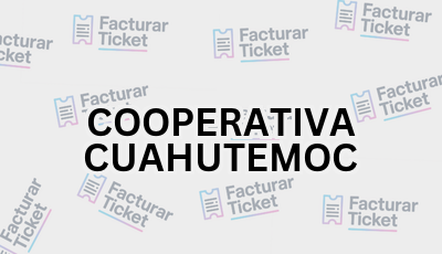 Facturar Ticket - Busca por Marca o Razón Social y Obtén tu Factura 11 COOPERATIVA CUAHUTEMOC sin logo Facturar Ticket - Busca por Marca o Razón Social y Obtén tu Factura