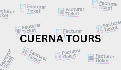 Facturar Ticket - Busca por Marca o Razón Social y Obtén tu Factura 17 CUERNA TOURS sin logo Facturar Ticket - Busca por Marca o Razón Social y Obtén tu Factura