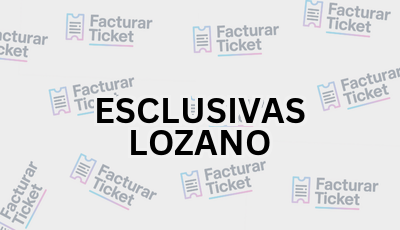 Facturar Ticket - Busca por Marca o Razón Social y Obtén tu Factura 4 ESCLUSIVAS LOZANO sin logo Facturar Ticket - Busca por Marca o Razón Social y Obtén tu Factura
