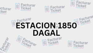 ESTACION 1850 DAGAL sin logo Facturación ESTACION 1850 DAGAL - Descargar Factura