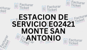 Facturación ESTACION DE SERVICIO E02421 MONTE SAN ANTONIO - Descargar Factura 3 ESTACION DE SERVICIO E02421 MONTE SAN ANTONIO sin logo Facturación ESTACION DE SERVICIO E02421 MONTE SAN ANTONIO - Descargar Factura