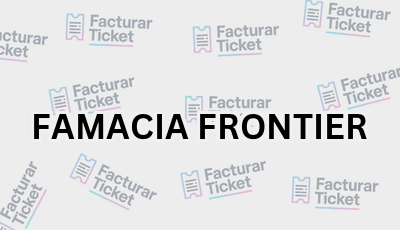 FAMACIA FRONTIER sin logo Facturar Ticket - Busca por Marca o Razón Social y Obtén tu Factura