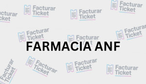 FARMACIA ANF sin logo Facturación FARMACIA ANF - Descargar Factura