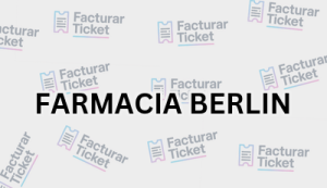 FARMACIA BERLIN sin logo Facturación FARMACIA BERLIN - Descargar Factura
