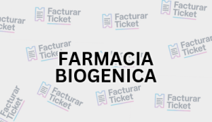 Facturación FARMACIA BIOGENICA - Descargar Factura 2 FARMACIA BIOGENICA sin logo Facturación FARMACIA BIOGENICA - Descargar Factura