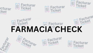 FARMACIA CHECK sin logo Facturación FARMACIA CHECK - Descargar Factura