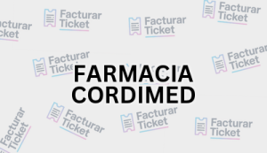 FARMACIA CORDIMED sin logo Facturación FARMACIA CORDIMED - Descargar Factura