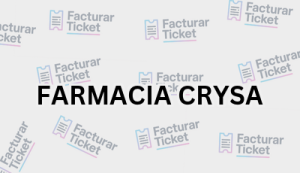FARMACIA CRYSA sin logo Facturación FARMACIA CRYSA - Descargar Factura