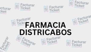 Facturación FARMACIA DISTRICABOS - Descargar Factura 15 FARMACIA DISTRICABOS sin logo Facturación FARMACIA DISTRICABOS - Descargar Factura