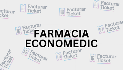 FARMACIA ECONOMEDIC sin logo Facturar Ticket - Busca por Marca o Razón Social y Obtén tu Factura