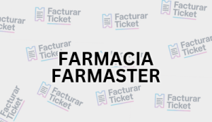 FARMACIA FARMASTER sin logo Facturación FARMACIA FARMASTER - Descargar Factura