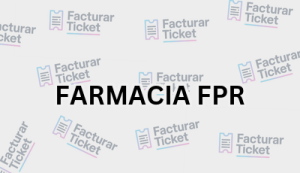 FARMACIA FPR sin logo Facturación FARMACIA FPR - Descargar Factura