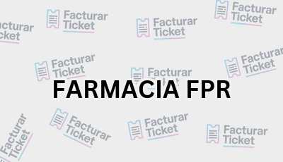 FARMACIA FPR sin logo Facturar Ticket - Busca por Marca o Razón Social y Obtén tu Factura