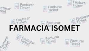 FARMACIA ISOMET sin logo Facturación FARMACIA ISOMET - Descargar Factura
