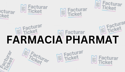 FARMACIA PHARMAT sin logo Facturar Ticket - Busca por Marca o Razón Social y Obtén tu Factura