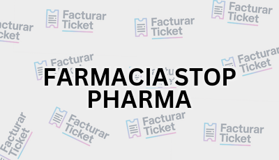 Facturar Ticket - Busca por Marca o Razón Social y Obtén tu Factura 7 FARMACIA STOP PHARMA sin logo Facturar Ticket - Busca por Marca o Razón Social y Obtén tu Factura