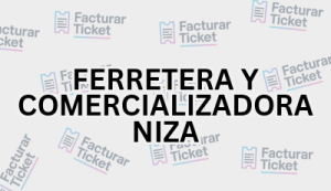 FERRETERA Y COMERCIALIZADORA NIZA sin logo Facturación FERRETERA Y COMERCIALIZADORA NIZA - Descargar Factura