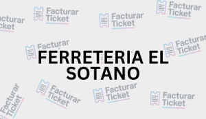 FERRETERIA EL SOTANO sin logo Facturación FERRETERIA EL SOTANO - Descargar Factura
