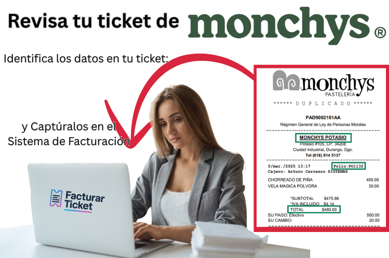 Facturación Pastelería Monchys - Descargar Factura 1 Facturar ticket Pasteleria Monchys Facturación Pastelería Monchys - Descargar Factura