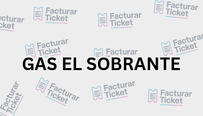GAS EL SOBRANTE sin logo Facturar Ticket - Busca por Marca o Razón Social y Obtén tu Factura
