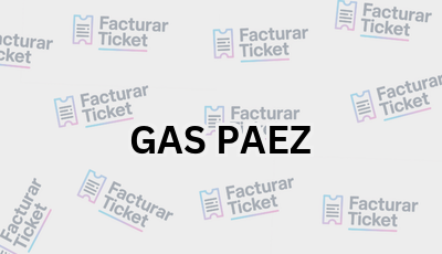 GAS PAEZ sin logo Facturar Ticket - Busca por Marca o Razón Social y Obtén tu Factura