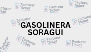 GASOLINERA SORAGUI sin logo Facturación GASOLINERA SORAGUI - Descargar Factura