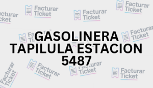 GASOLINERA TAPILULA ESTACION 5487 sin logo Facturación GASOLINERA TAPILULA ESTACION 5487 - Descargar Factura