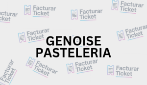 GENOISE PASTELERIA sin logo Facturación GENOISE PASTELERIA - Descargar Factura