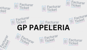 GP PAPELERIA sin logo Facturación GP PAPELERIA - Descargar Factura