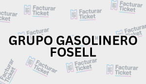 GRUPO GASOLINERO FOSELL sin logo Facturación GRUPO GASOLINERO FOSELL - Descargar Factura