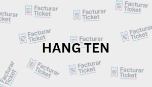 HANG TEN sin logo Facturación HANG TEN - Descargar Factura